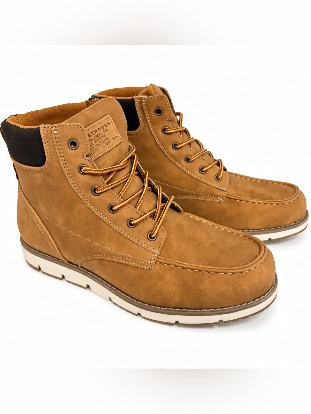 Levi’s Dean Oberyn 2 Men’s Boots Size 10 Wheat Moc Toe + Original Box